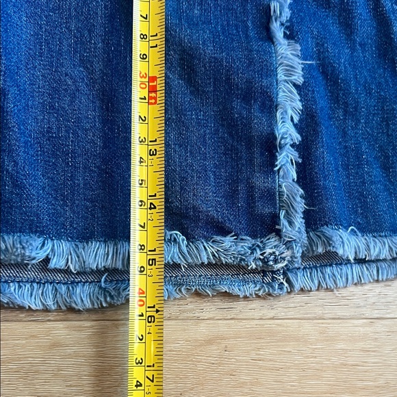 Madewell 00 Denim Wrap Mini Skirt in Denim Blue - Picture 3 of 11